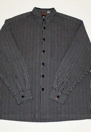 PAUL SMITH SIGNATURED MADRAS CHECKERED FLANNEL SHIRT