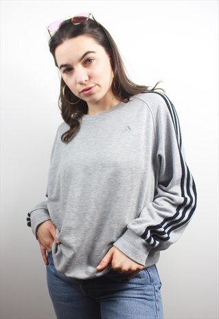 90'S RETRO GREY SWEATSHIRT