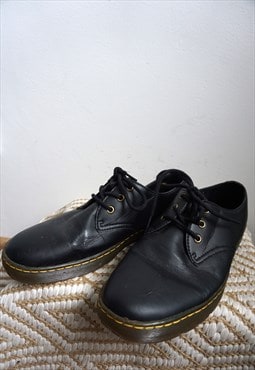 Vintage Dr Martens Shoes, black, genuine leather