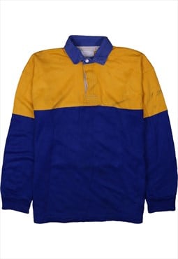 Vintage 90's Coola Polo Shirt Rugby Long Sleeves Button Up