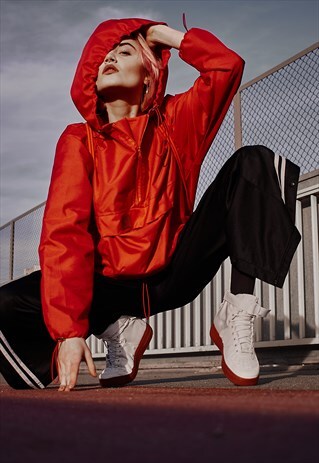 RED SOFTSHELL HOODIE