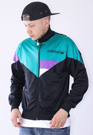 VINTAGE MENS ADIDAS TRACK TOP JACKET