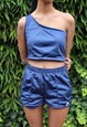 VINTAGE REWORK BLUE PUMA CO-ORD SET