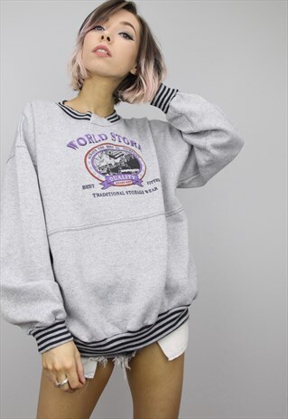 VINTAGE 90S OVERSIZED SWEATER SWEATSHIRT
