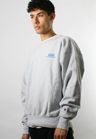 CHAMPION ROUND NECK LOGO SWEATSHIRT