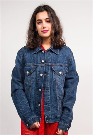 VINTAGE 90'S DARK BLUE DENIM LEVI'S JACKET