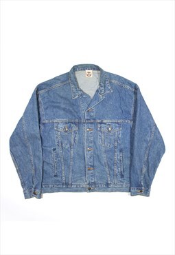 DISNEY JEANSWEAR Mickey Mouse Blue 80s Denim Jacket Mens XL