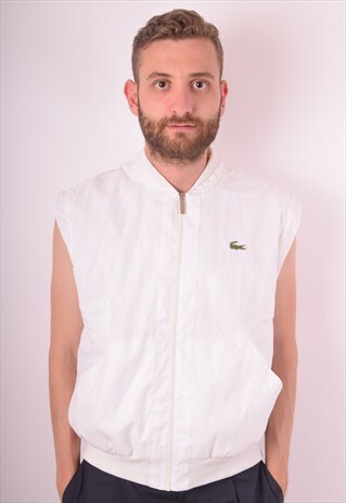 VINTAGE 80S LACOSTE VEST MADE IN FRANCE (718)