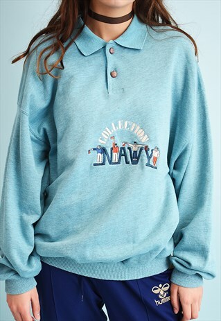 90'S RETRO ATHLEISURE SPORTS SWEATSHIRT JUMPER