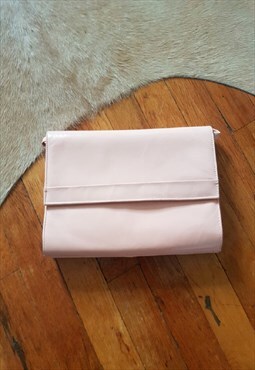 1980s Vintage Pink Leather Bag, Vintage Pallo Cardi Bag