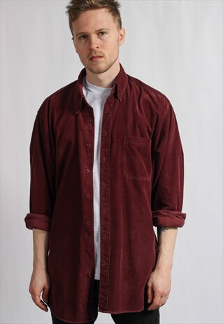 VINTAGE OVERSIZED CORDUROY SHIRT