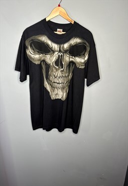 Tennessee river large skull graphic t-shirt