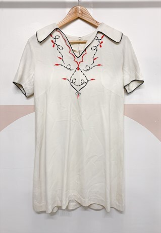 1960'S WESTERN SHIFT DRESS