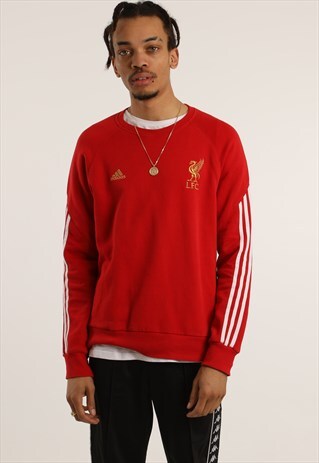 VINTAGE ADIDAS EMBROIDERED LIVERPOOL SWEATSHIRT