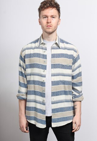 VINTAGE AZTEC PATTERNED SHIRT