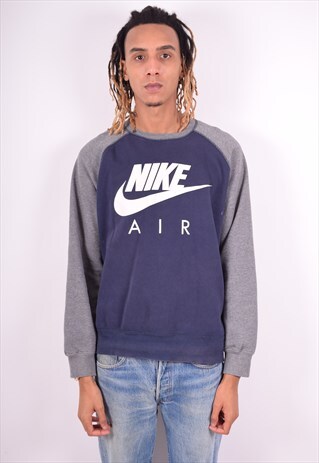 NIKE MENS VINTAGE SWEATSHIRT JUMPER XL MULTI 90'S