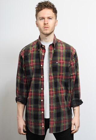 VINTAGE TOMMY HILFIGER CORDUROY CORD SHIRT