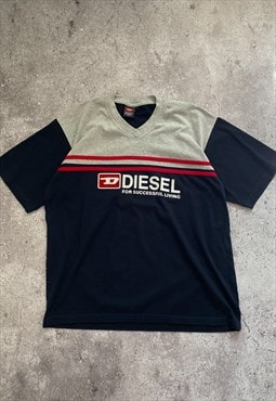 Vintage 90s Diesel Logo Tee Shirt Size XL