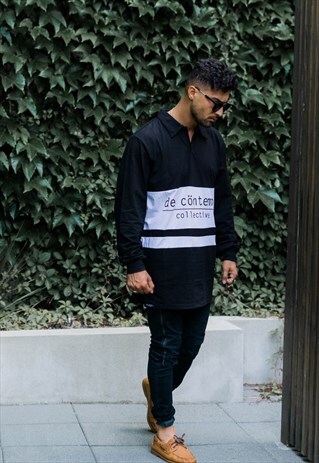 SIGNATURE LONG SLEEVE POLO - CONTRAST
