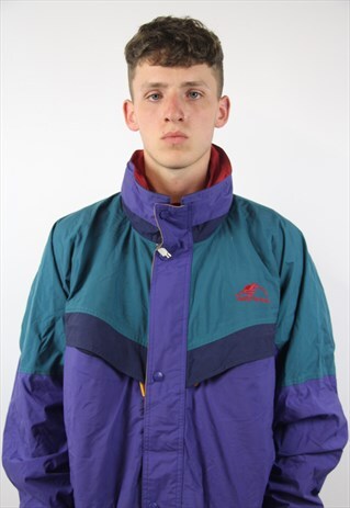 VINTAGE HELLY HANSEN WATERPROOF COLOURFUL JACKET