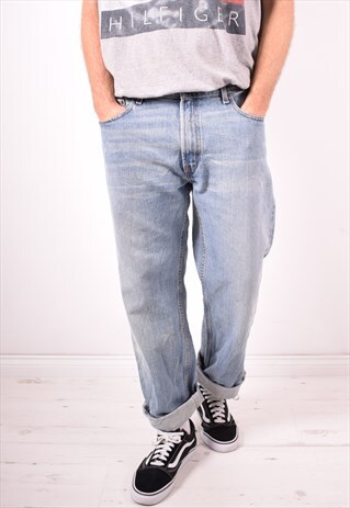 LEVI'S MENS VINTAGE JEANS W34 L29 BLUE 90S