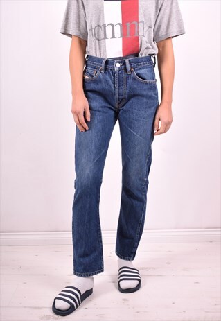 DIESEL WOMENS VINTAGE JEANS W28 L28 BLUE 90'S