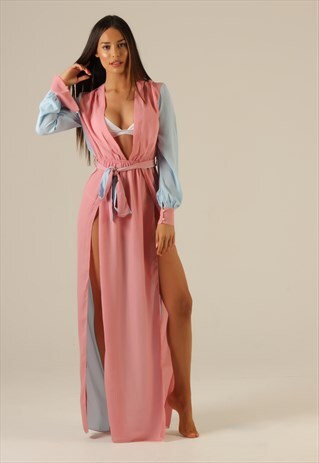 SLIT AND SLIDE BEACH DRESS