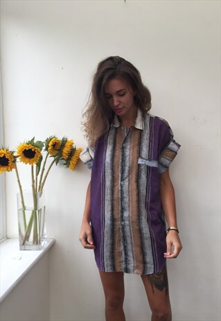 CRAZY PATTERN OVERSIZED RETRO VINTAGE UNISEX FESTIVAL SHIRT