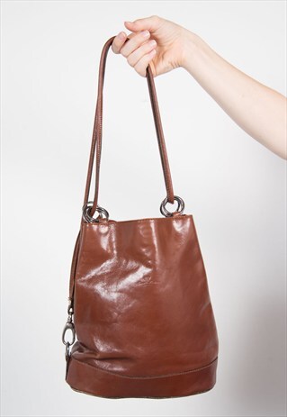 90'S LEATHER RUCKSACK BAG