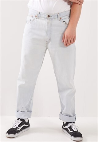 VINTAGE LEVI'S 521 STRAIGHT LEG DENIM JEANS