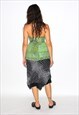 VINTAGE 90S CLASSIC MIDI SKIRT IN BLACK