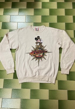 Vintage 90s Disney Mickey 40 Years of Adventure Sweatshirt