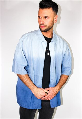 VINTAGE OVERSIZED LINEN SHIRT