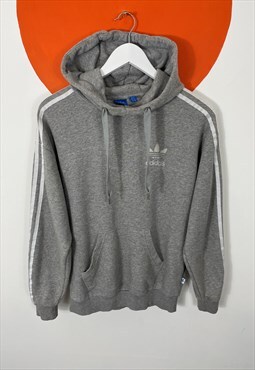 Adidas Originals Oversized Hoodie Grey UK 6