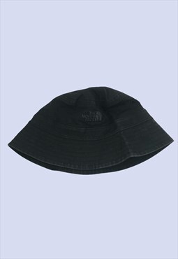 Black Cotton Lightweight Thin Summer Festival Bucket Hat