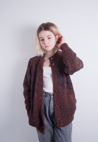 VINTAGE QUILTED KNITTED JACKET