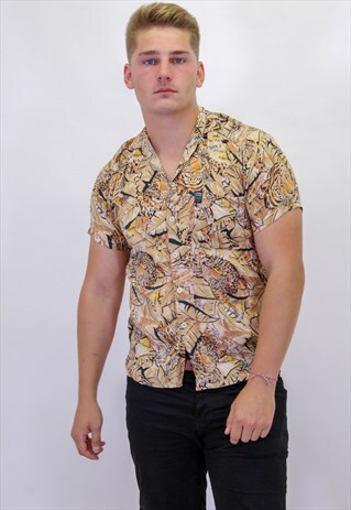 VINTAGE CRAZY PATTERN FESTIVAL SHIRT