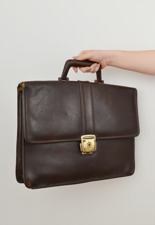 LEATHER DOCUMENTS CASE