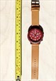 DARK RED EXPLORER WATCH