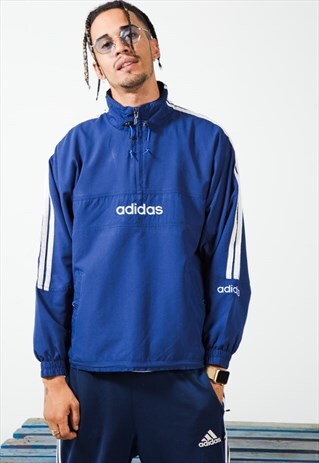 VINTAGE 90S 1/4 ZIP ADIDAS JACKET / S1894