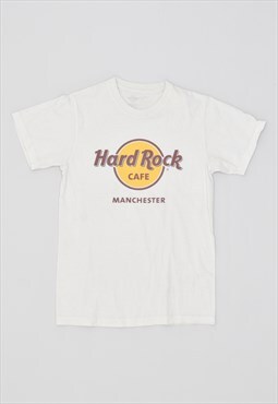 Vintage 90's Hard Rock Cafe Manchester T-Shirt Top White