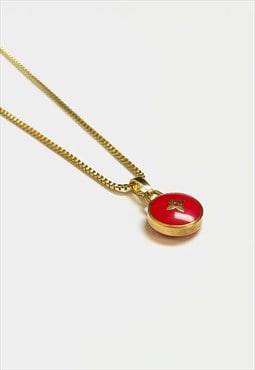 Louis Vuitton LV Petal Charm Pendant on Chain/Necklace