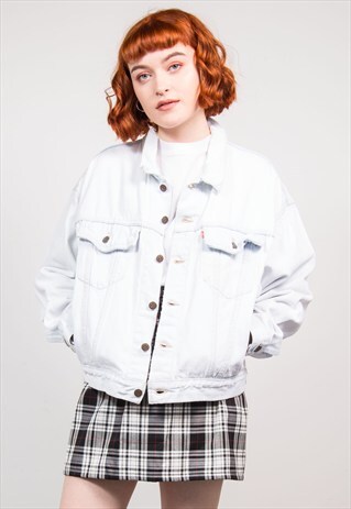 VINTAGE 90'S PALE BLUE DENIM LEVI'S JACKET