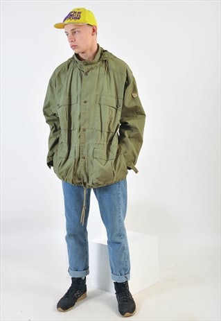 VINTAGE 90S MILITARY STYLE PARKA JACKET