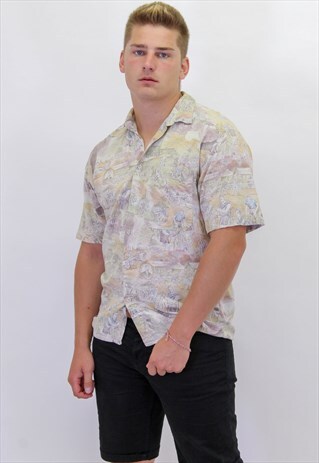 VINTAGE CRAZY PATTERN FESTIVAL SHIRT
