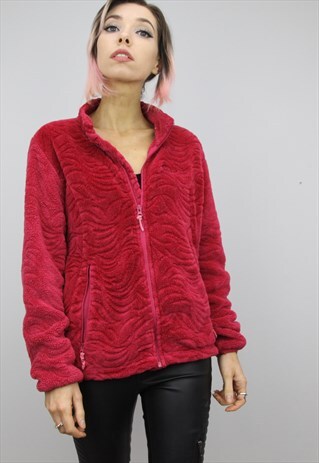 VINTAGE 90S ZIP UP FLEECE