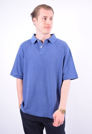 VINTAGE FILA POLO SHIRT BLUE