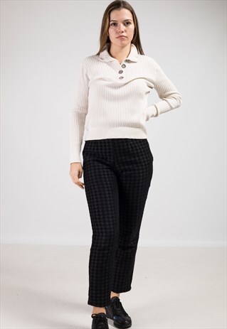 VINTAGE RALPH LAUREN 1/4 BUTTON JUMPER