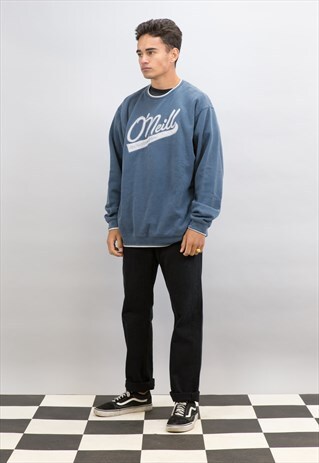 GREY 90'S CREWNECK O'NEILL SWEATSHIRT