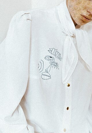 HAND EMBROIDERED VINTAGE BLOUSE